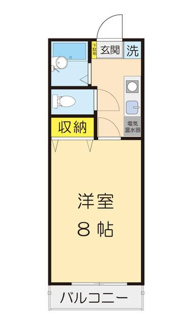 【間取り】 | フラットウエストⅢ