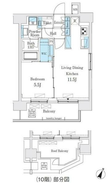 ＧＬＡＣＩＥＲ神保町の間取り