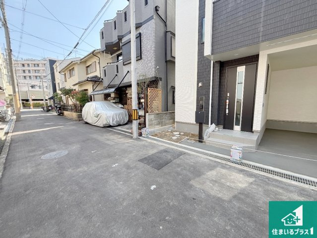 高槻市北柳川町　新築一戸建ての外観|安心の10年保証！外観を美しく保ち、雨水で汚れを落とします！気になることがありましたら、お気軽にお問い合わせください！