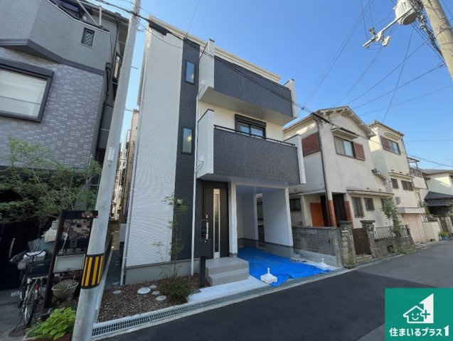 高槻市北柳川町　新築一戸建ての外観|お客様に長く安心して住んでいだだける事にこだわった家づくり！住んでからのアフターサービスにもしっかりと取り組んでいます！