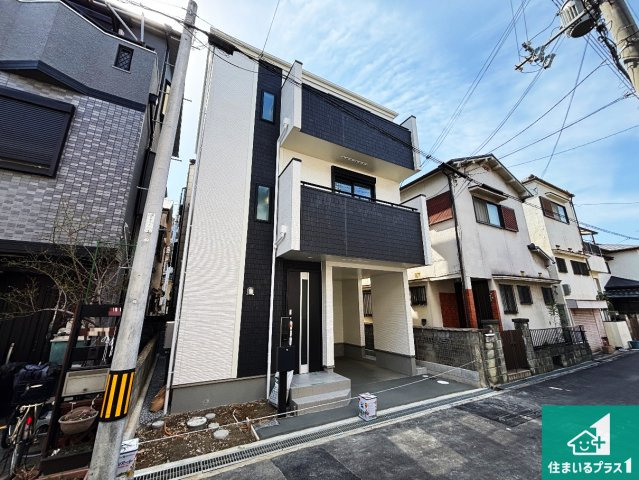 高槻市北柳川町　新築一戸建ての外観|安心の10年保証！外観を美しく保ち、雨水で汚れを落とします！気になることがありましたら、お気軽にお問い合わせください！