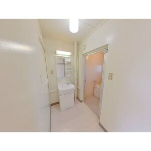 楠団地の洗面所