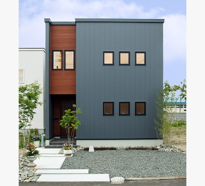 【建築条件付き】西野4条5丁目　全4区画の完成予想図