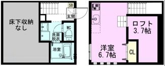 【間取り】 | RIZEST　東大宮 | 間取りです。