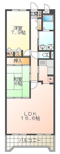 セントポリア神戸運動公園の間取り