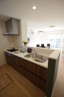 【キッチン】 | 【仲介手数料無料！！】八王子市上柚木　新築戸建て（全1棟）1号棟　3880万円
