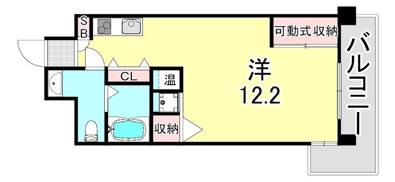 ロイスグラン神戸湊川公園の間取り