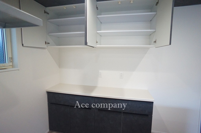 【収納】 | 八尾市南植松町5丁目 | キッチン背面、カップボード付きです♪