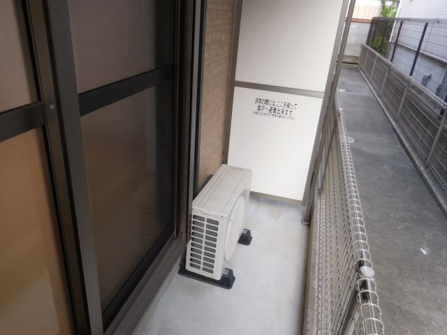 フジパレスタカシロ1番館のバルコニー