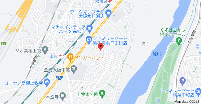フジパレスタカシロ1番館の地図