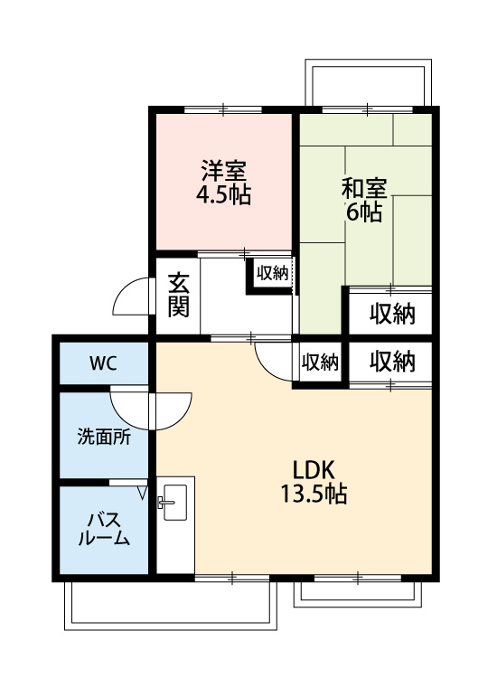 メゾン稲垣の間取り