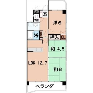 マンションリバーストーンの間取り