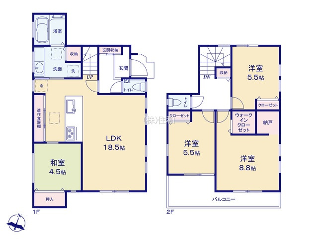 【新築分譲住宅】ふじみ野市福岡中央第6期の間取り