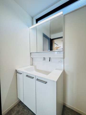 SHONAN WOOD STYLE — 鵠沼海岸のデザイン住宅の独立洗面台