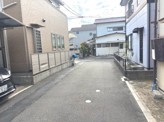 【前面道路含む現地写真】 | 佐伯区五日市中央2（五日市駅）限定1棟 | 前面道路4ｍ