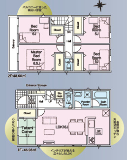 【間取り】 | 一宮市今伊勢町馬寄第13　