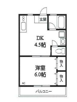 ユタカハイムⅢの間取り