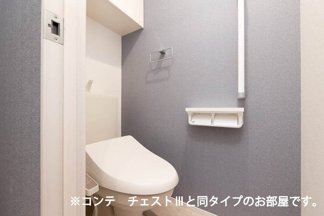 ベルヒルズノースのトイレ|落ち着いた色調のトイレです