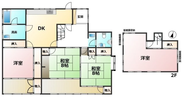 【間取り】 | 筑紫野市大字原戸建 | 別棟になります。