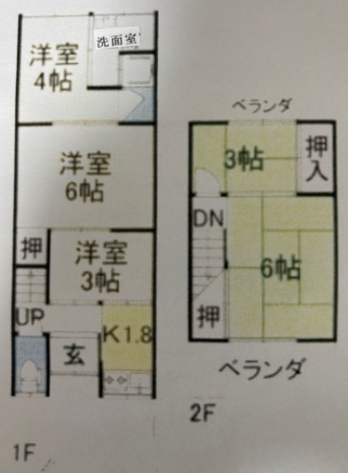 【間取り】 | 木ノ曽町貸家