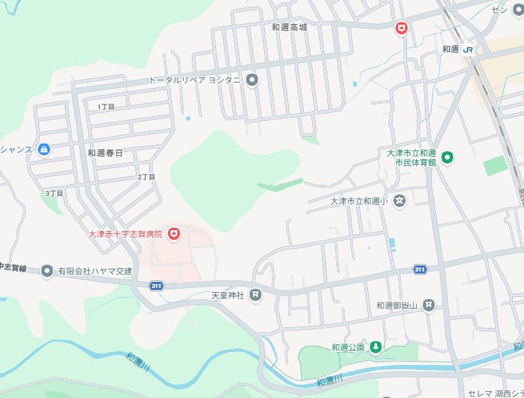 ★29(土)30(日)現地見学可能！★大津市和邇中　ラスト1邸の地図