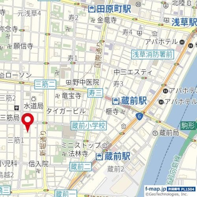 【地図】 | リスレーヌ蔵前