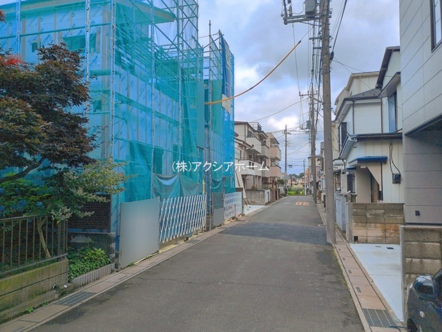 所沢市美原町4丁目・全2棟　新築一戸建　2号棟　の前面道路含む現地写真|現地写真（2026年6月18日撮影）