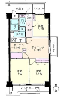 【間取り】 | コスモ大宮日進