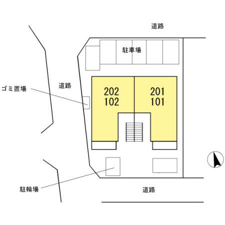 セリシアージュの区画図