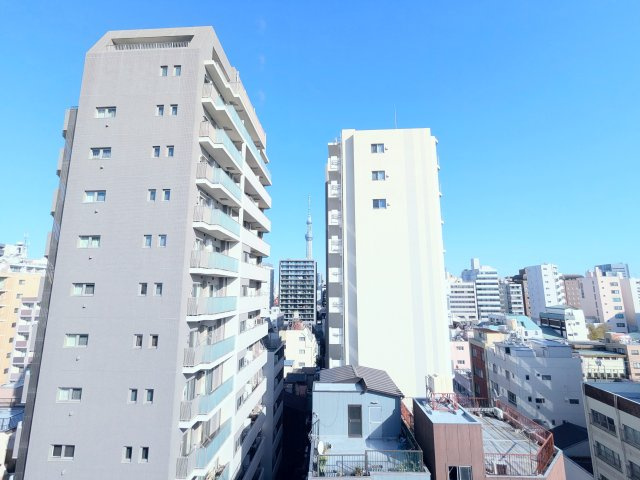 ファミール浅草シティウエストの展望|～居室からはスカイツリーが望めます～