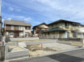 【外観】 | 大津市陽明町9-5　新築戸建 | 建築中