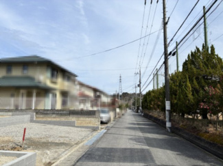 【前面道路含む現地写真】 | 大津市陽明町9-5　新築戸建