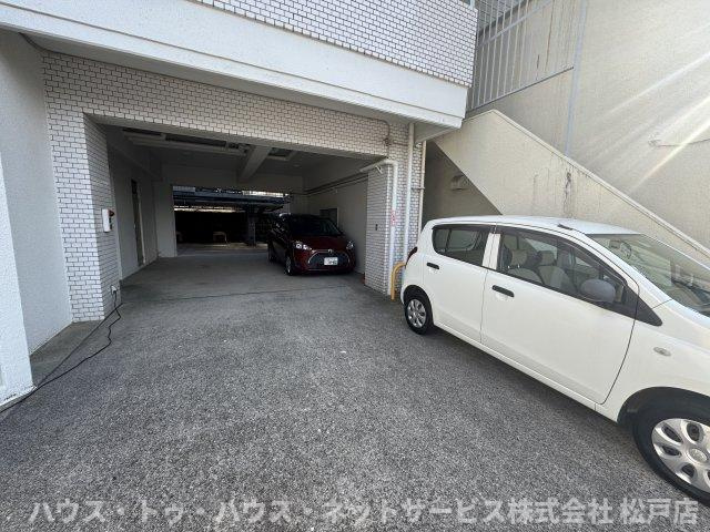ベルシティの駐車場
