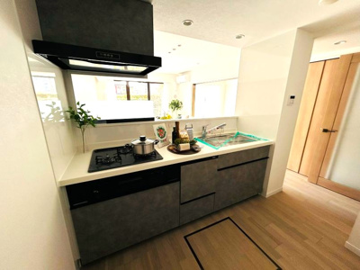 【キッチン】 | 川口弥平パークホームズ | システムキッチン新規交換　食器洗乾燥機付で忙しいママをサポート