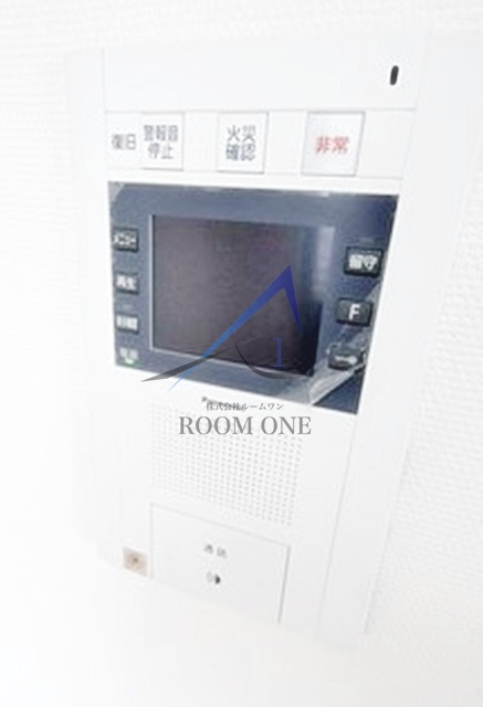 門前仲町レジデンス参番館のセキュリティ|モニター付きインターホンです。