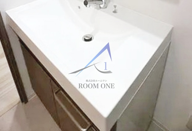メイクスデザイン門前仲町リバープレイスの洗面所|洗面台です。
