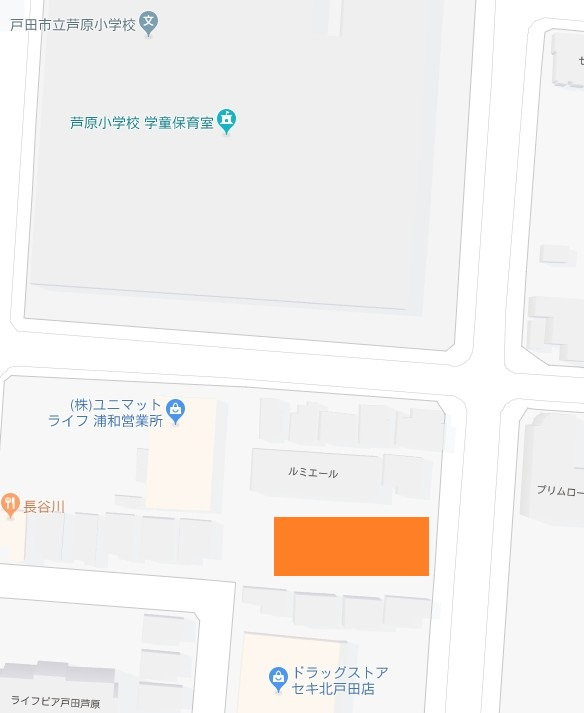 ＳＮＡパーキングの地図