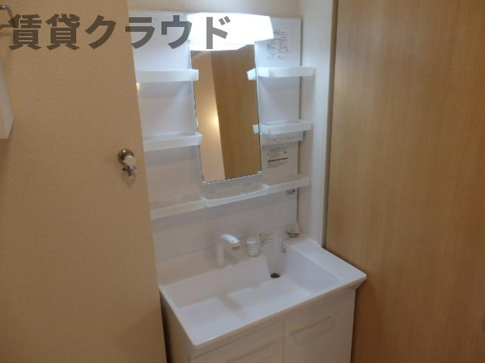 Ｒoute297の洗面所|スペースが確保できる洗面所です