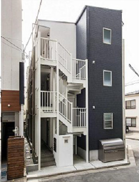 北区赤羽北２丁目のアパートの外観