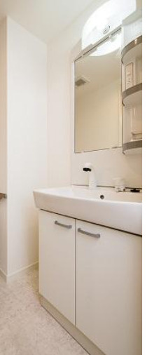 北区赤羽北２丁目のアパートの独立洗面台