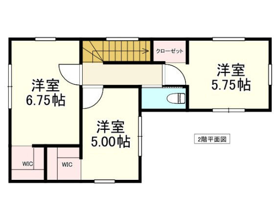 八戸市沼館2丁目　A棟の間取り
