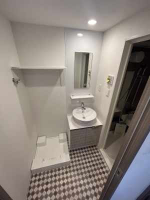 【洗面所】 | MELDIA CREST NAMBA SOL TERRACE | MELDIA CREST NAMBA SOL TERRACE（メルディアクレストナンバソルテラス）　洗面所