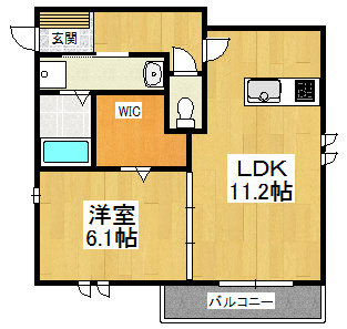 ヘーベルメゾン逆瀬川の間取り