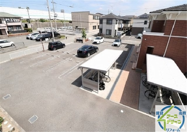 ソレイユⅡ番館の駐車場|※パース写真