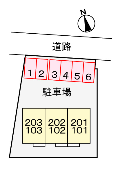 エヴァハウスの駐車場|駐車場