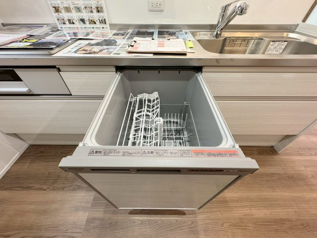 ★平屋★ーノーステックー小倉南区守恒本町1丁目ー新築戸建て　　【小倉南区　新築戸建て】のキッチン|食洗器があるとお片付けも楽々♪　【小倉南区　新築戸建て】