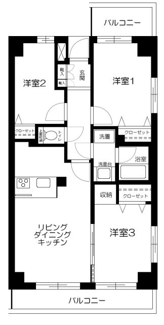 ＥＳ－Ｇｒａｎｄｅ錦糸町の間取り