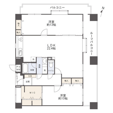 ダイアパレス三之丸の間取り