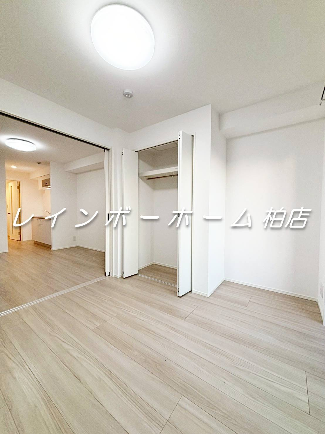 我孫子駅徒歩5分｜新築1LDK｜ペット相談可。接客・申込・契約オンライン！LINE×相談可！の寝室|同施工。参考写真。