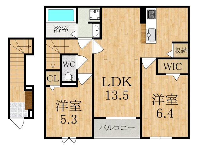 カーサ匠の間取り